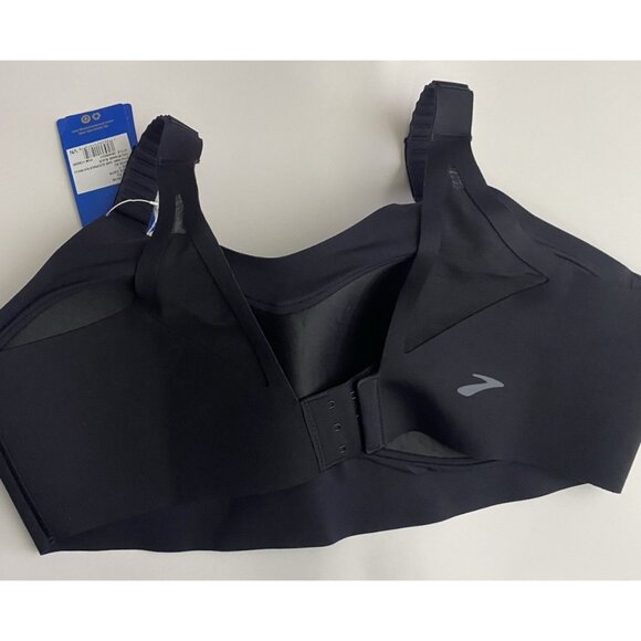 Brooks 40DD/E Dare Scoopback Run Black Sports Bra Adjustable High Impact - Picture 6 of 10